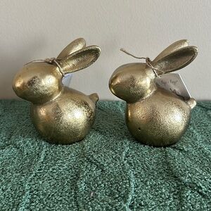 Hip & Hop Adorable Easter Bunny Decor Set of Two NEW